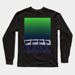 I want to believe - brutalism and UFOs Long Sleeve T-Shirt